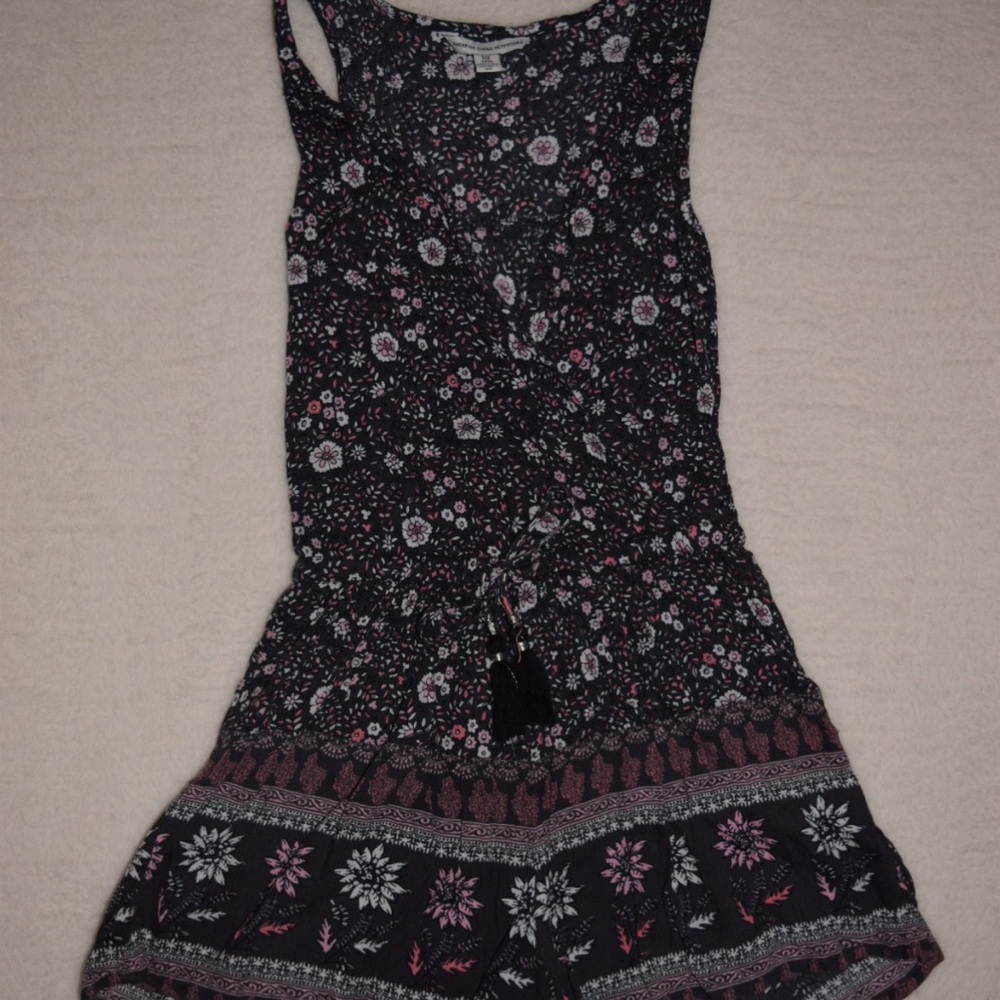 American Eagle Floral Romper